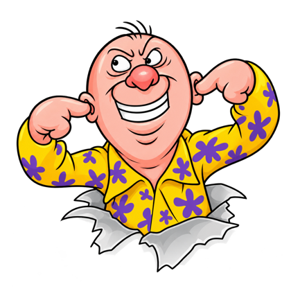 ICQ character covering his ears